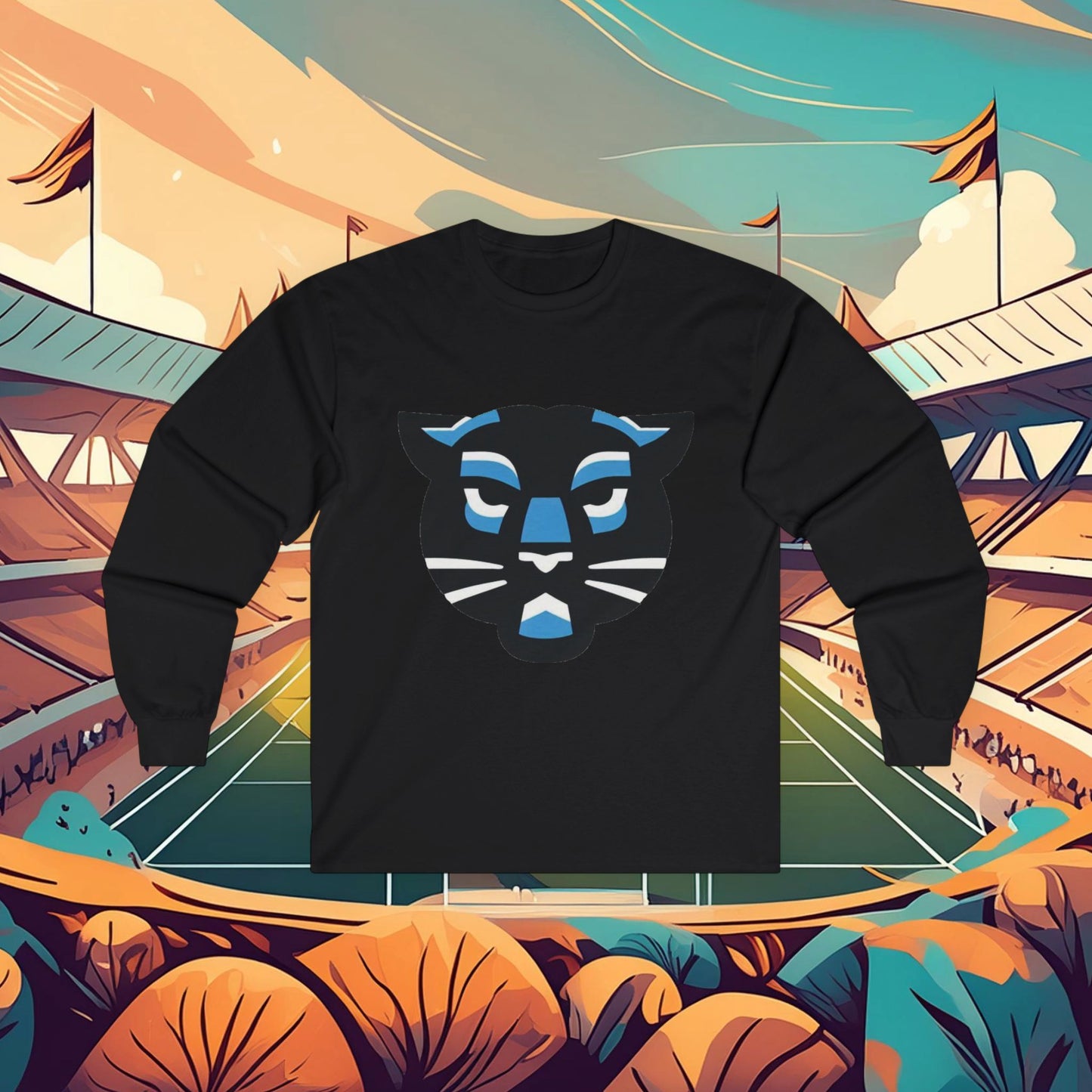 Panther Logo Long Sleeve Tee