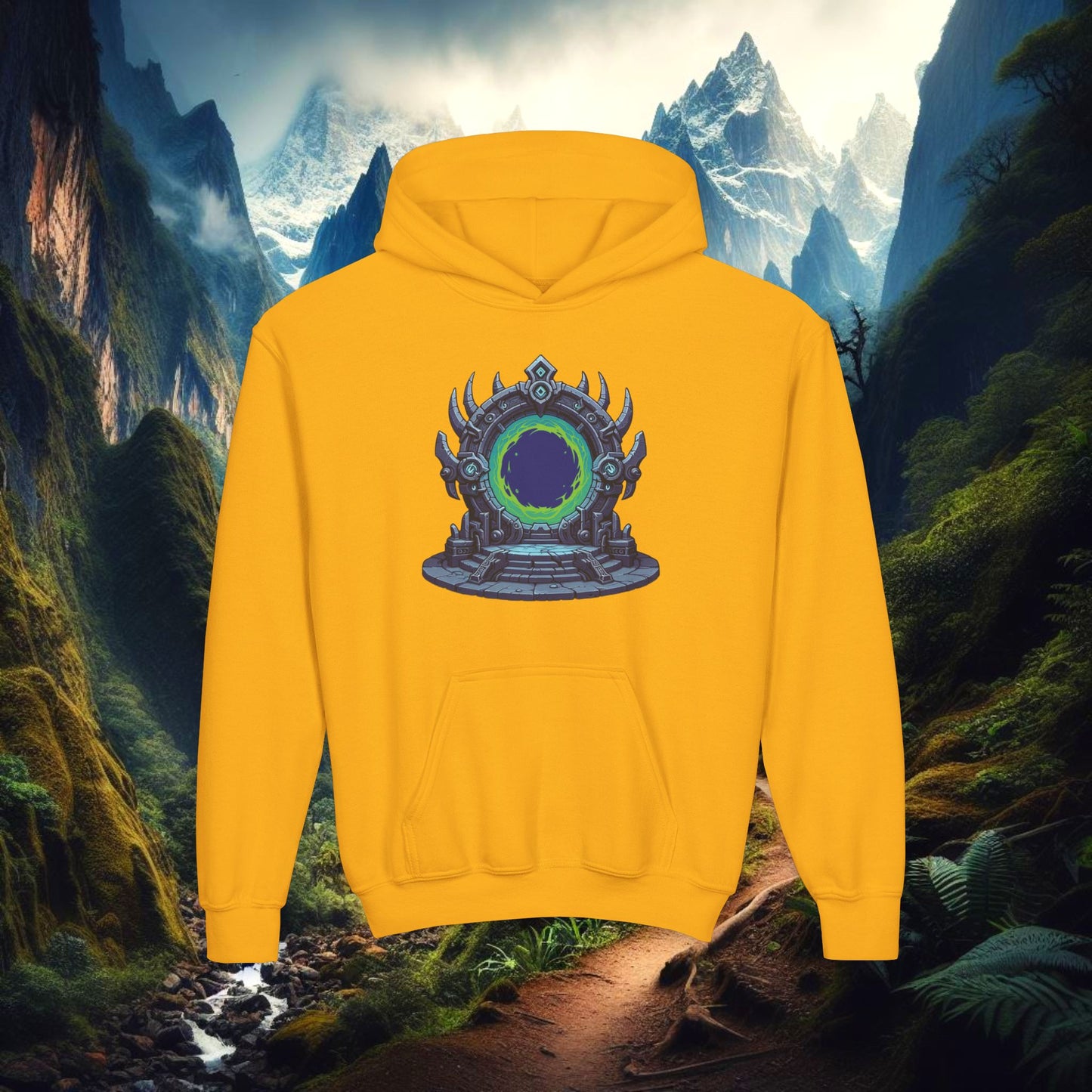 Dark Portal Youth Hoodie