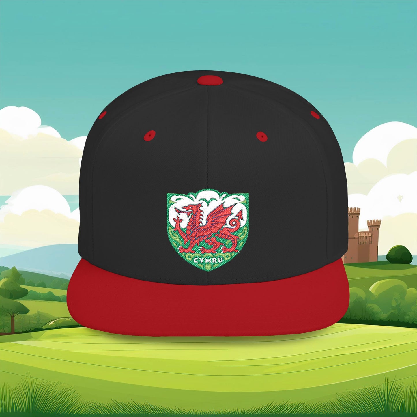 The Cymru Flat Bill Snapback