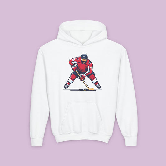 Washington Hockey Player Youth Hoodie