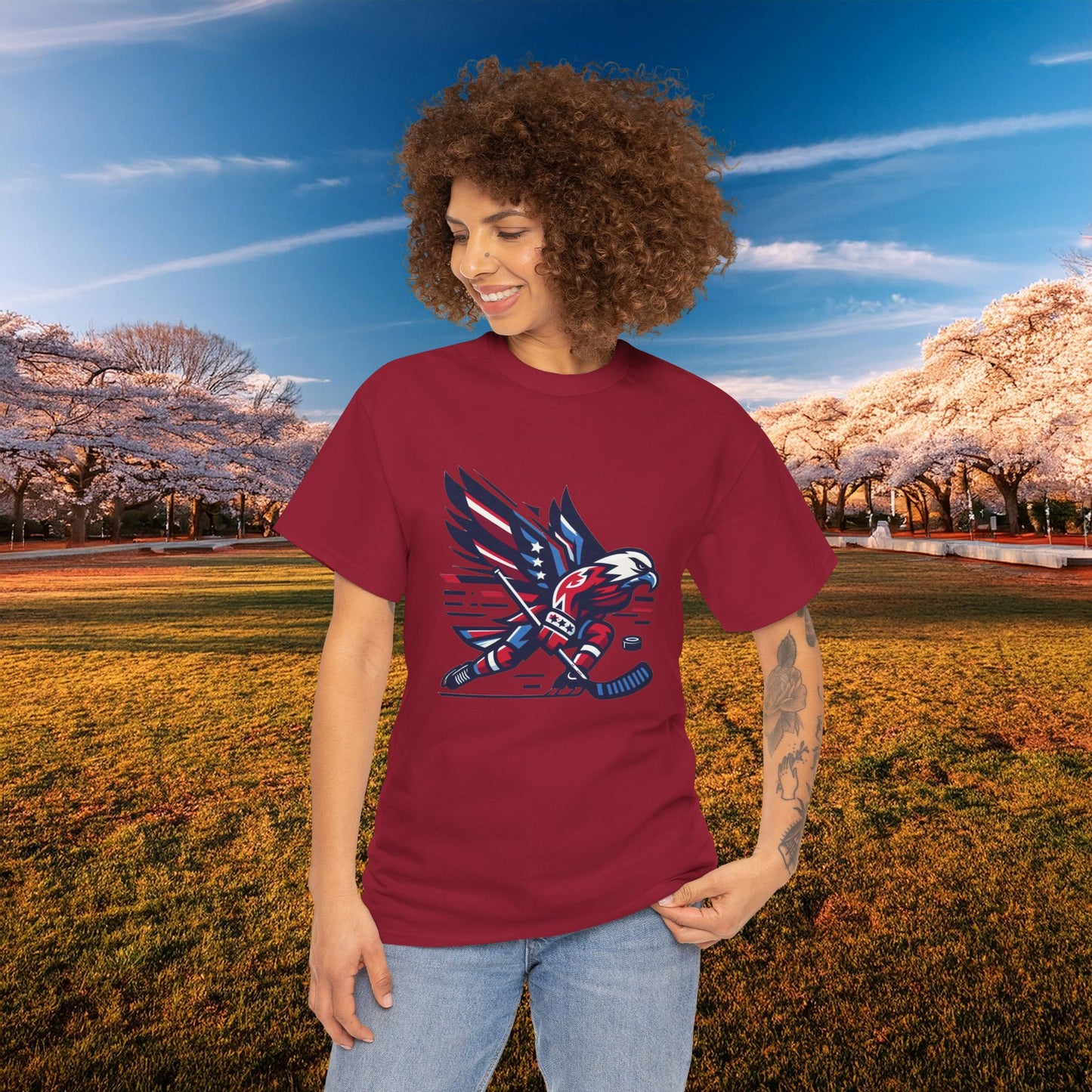 Washington Hockey Eagle Tee