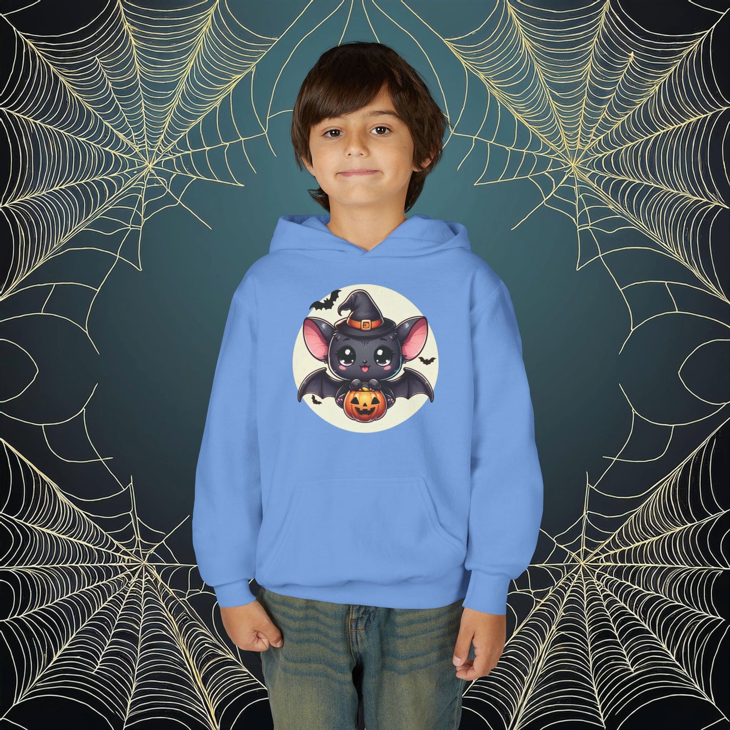 Trick or Treat Bat Youth Hoodie