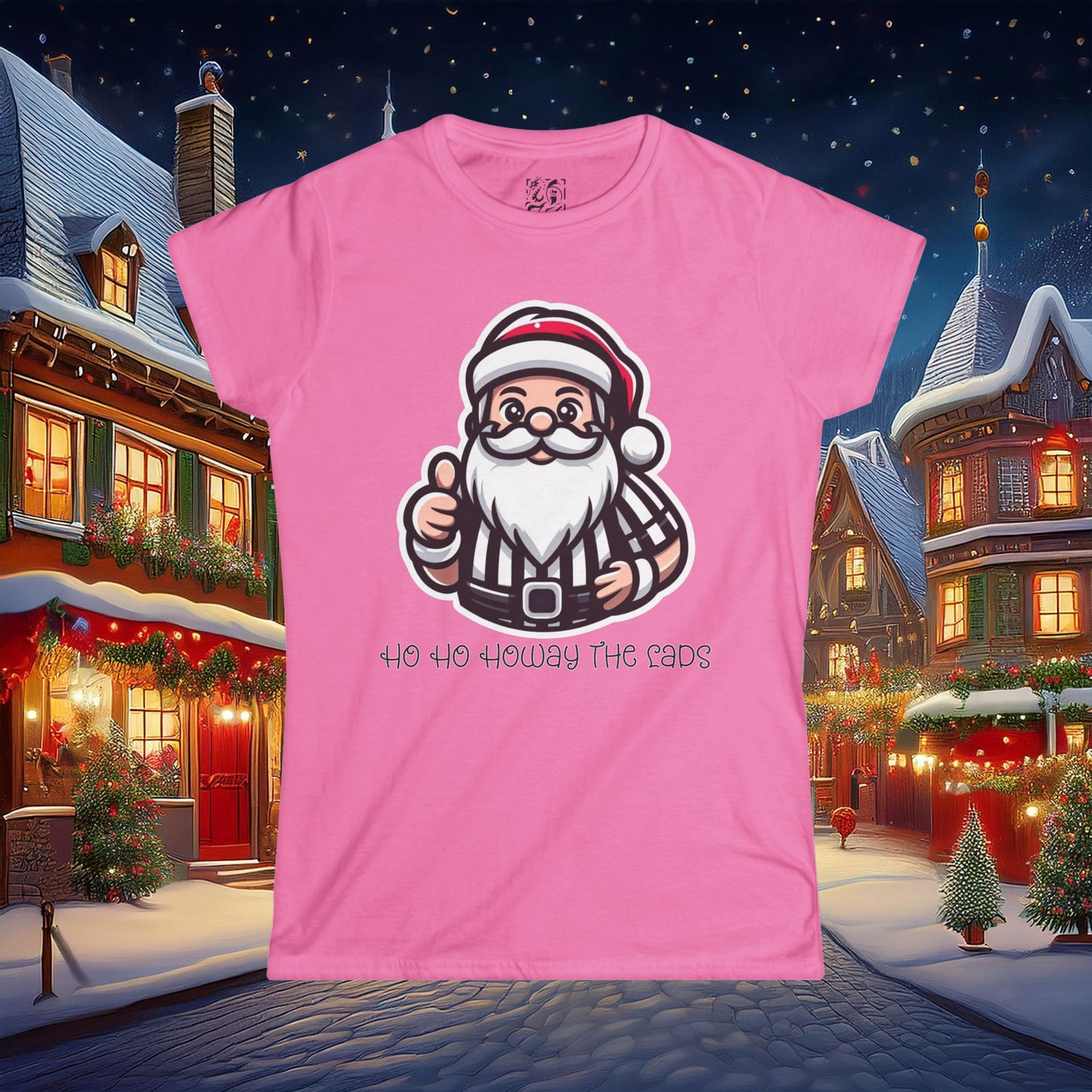 Newcastle United Ho Ho Howay The Lads Women's Tee