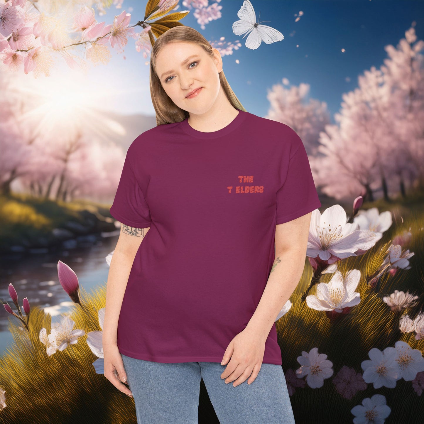 The T Elders Butterfly Unisex Cotton Tee