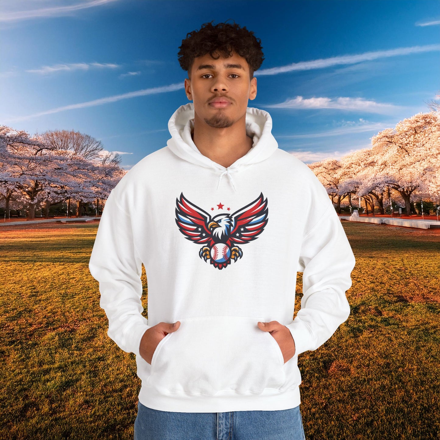 Washington Baseball Eagle Hoodie