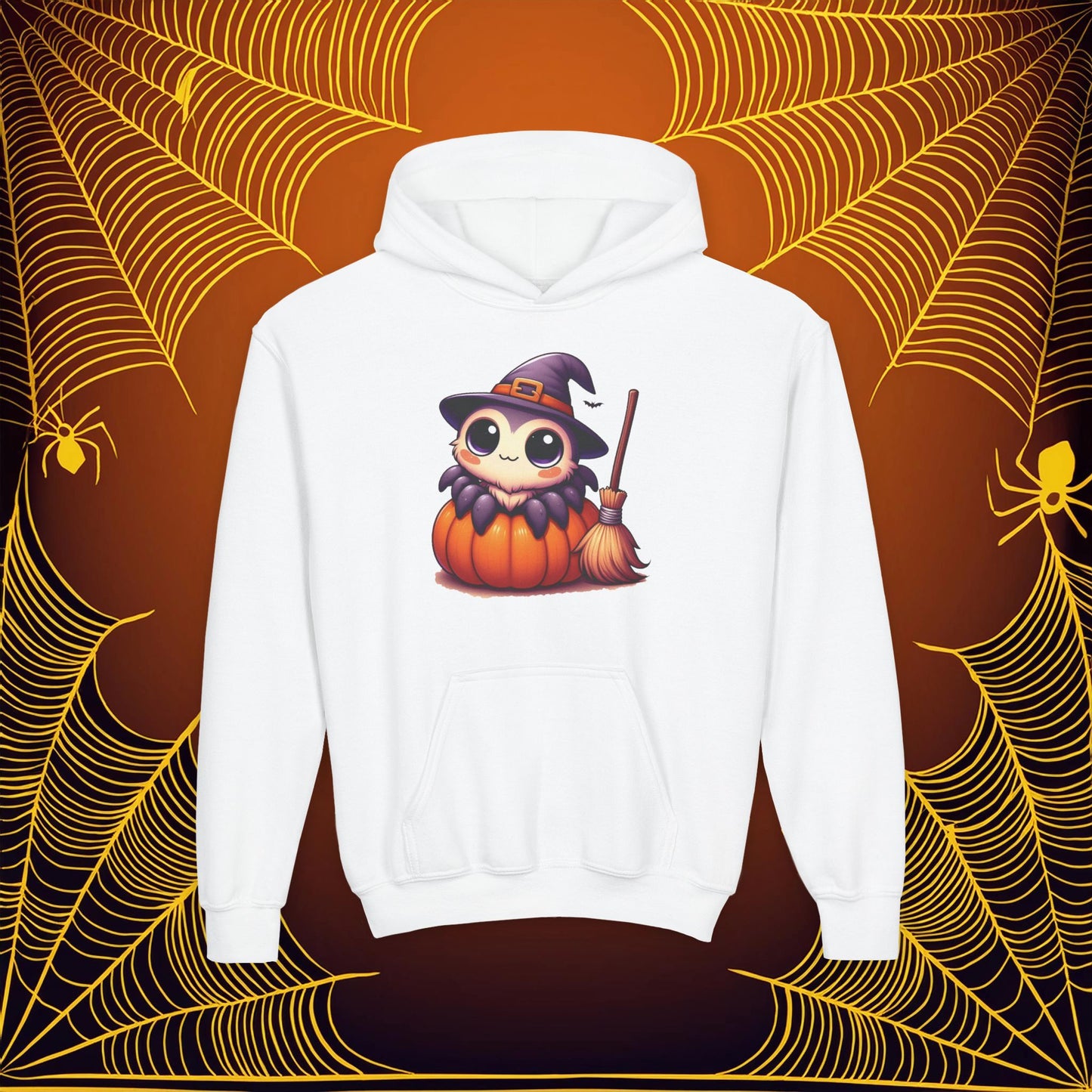 Halloween Spider Youth Hoodie