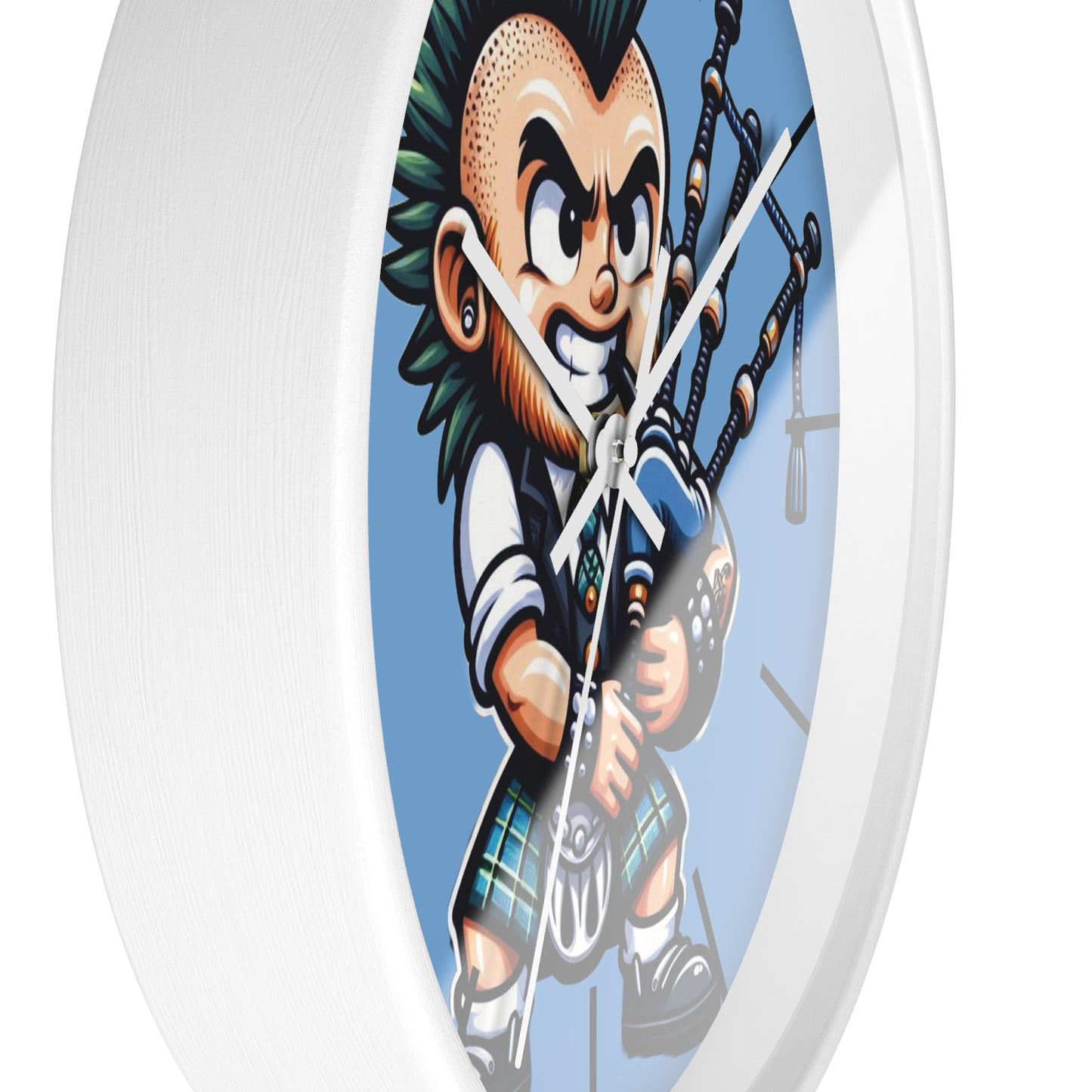 Scottish Punk Wall Clock