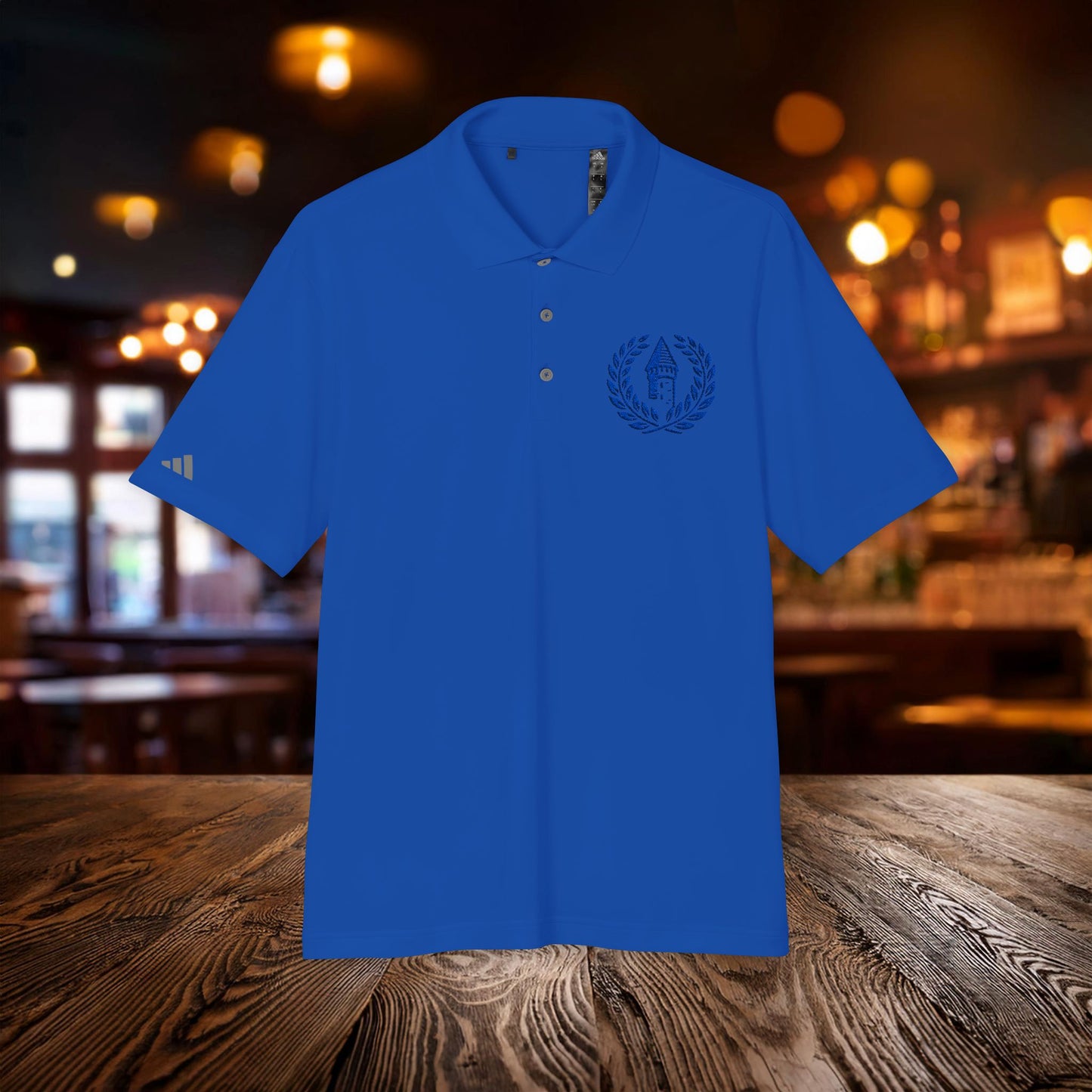 Everton Logo adidas Performance Polo (blue)