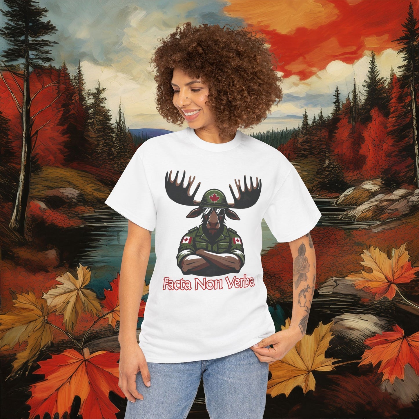 Canadian Moose "Facta Non Verba" Tee