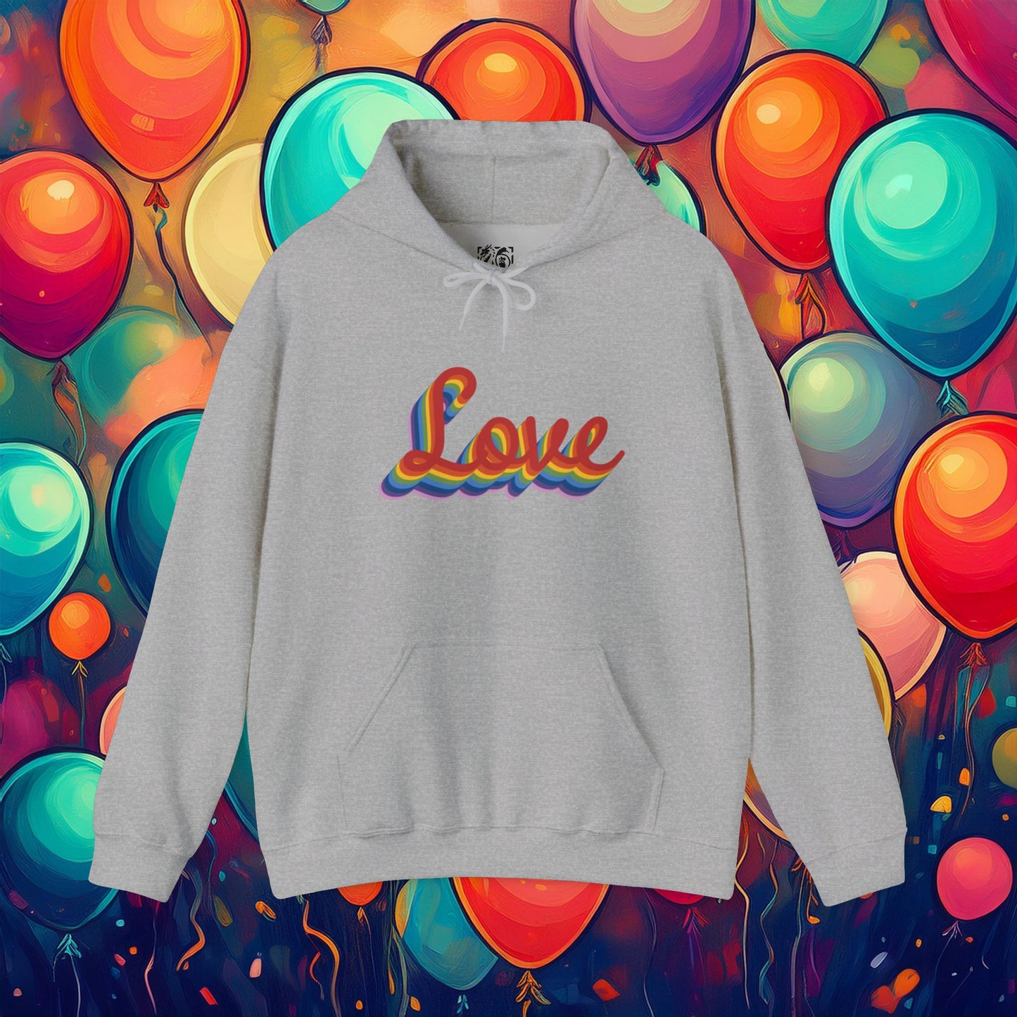 Rainbow Love Unisex Hoodie