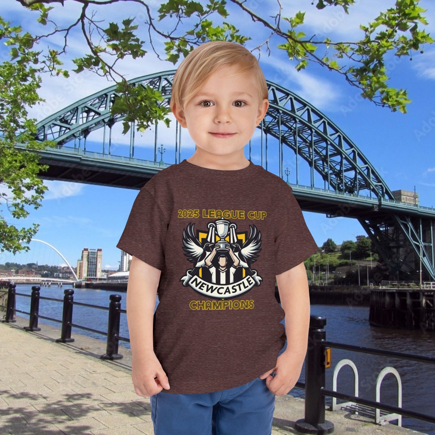 Newcastle Cup Champions Crest Toddler Tee