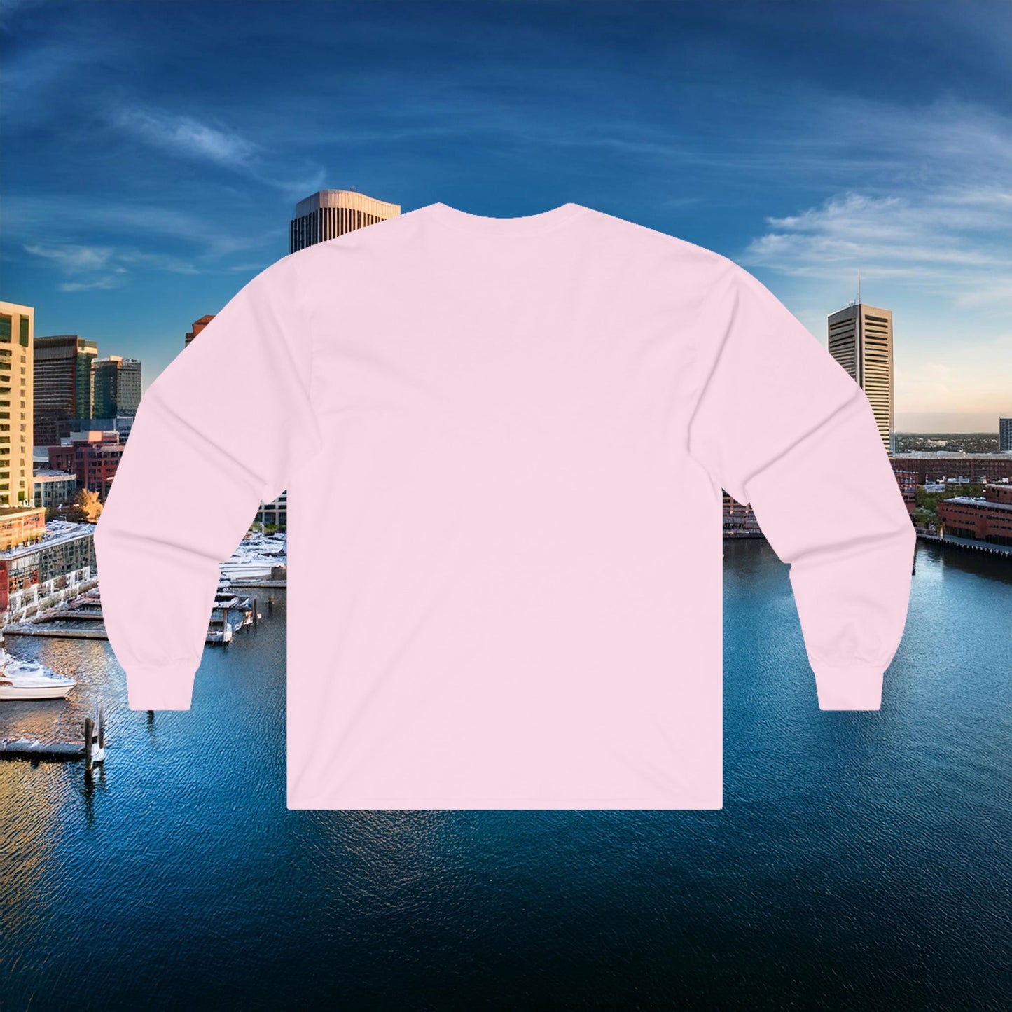 Baltimore Little Football Player Long Sleeve Tee