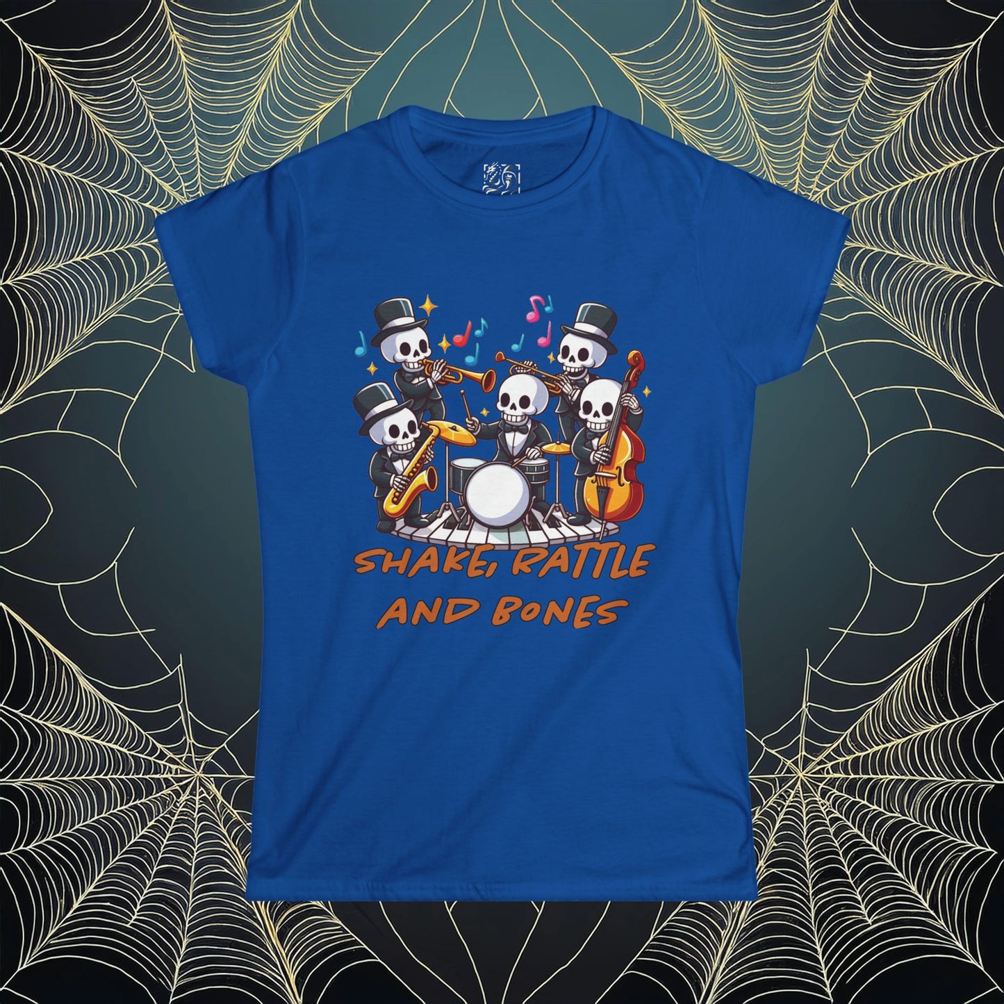 Shake, Rattle. and Bones Women's Softstyle Tee