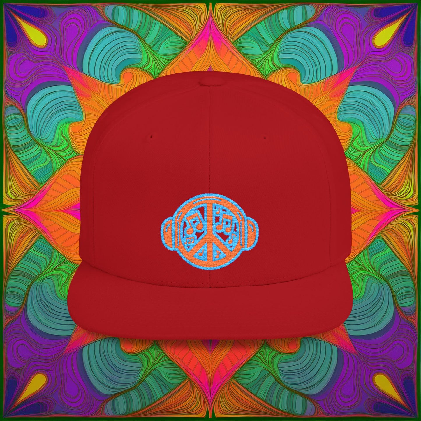 Beats Peace Logo Flat Bill Snapback