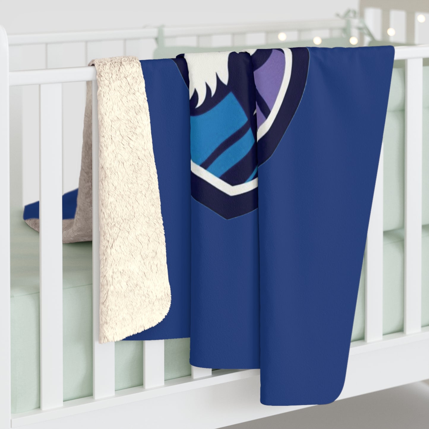 Rampant Lion Crest Sherpa Fleece Blanket