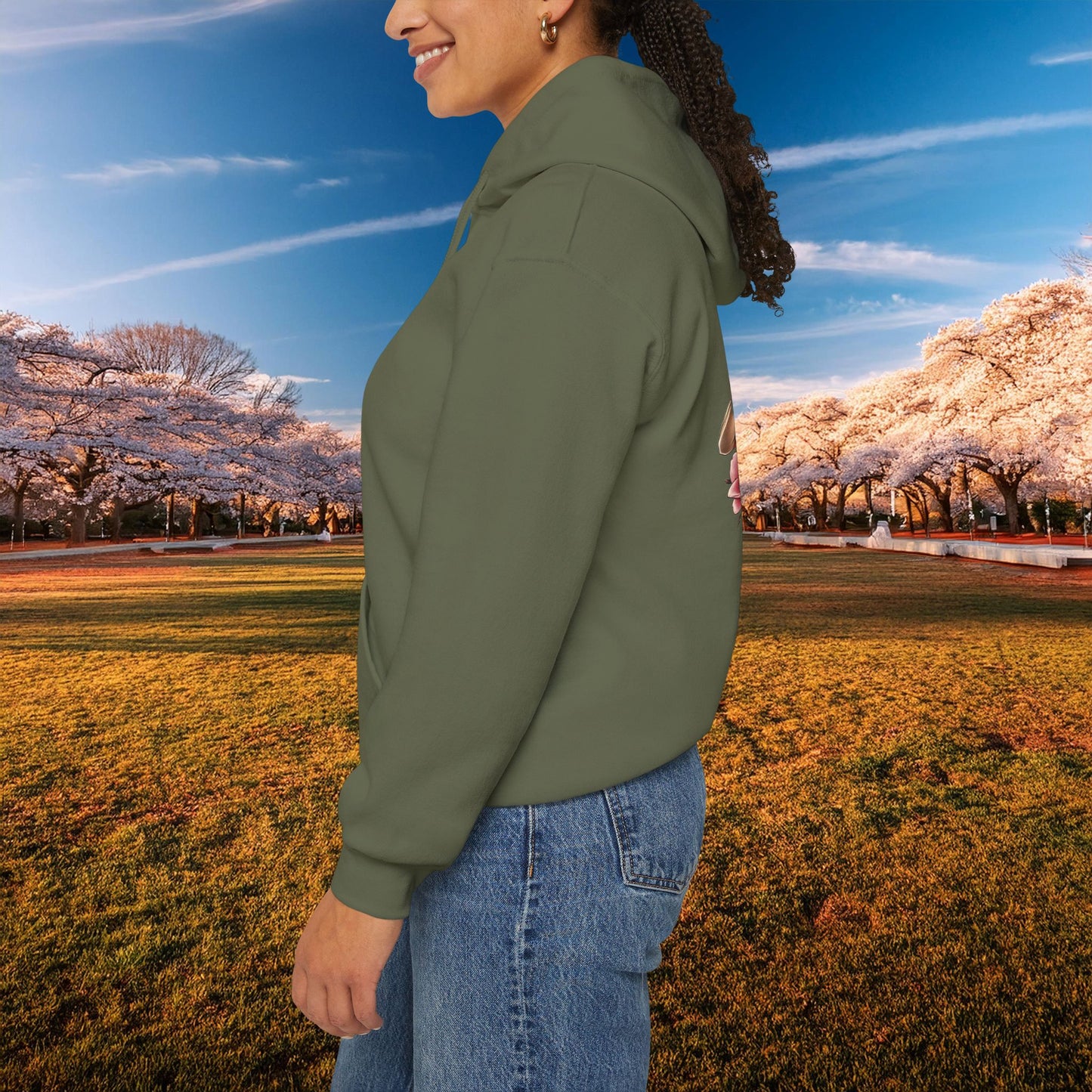 Washington Baseball Cherry Blossom Hoodie