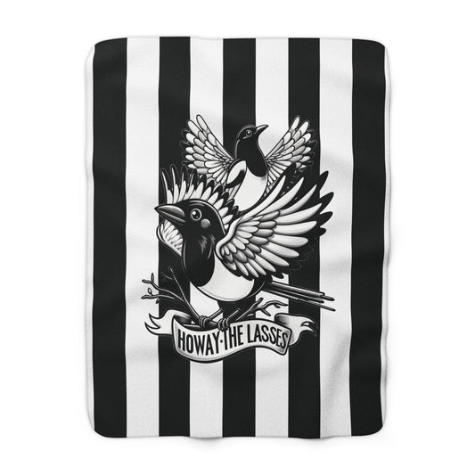 Howay the Lasses Sherpa Fleece Blanket
