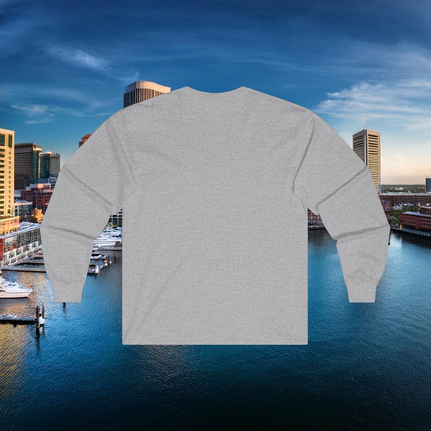 Baltimore Little Football Player Long Sleeve Tee