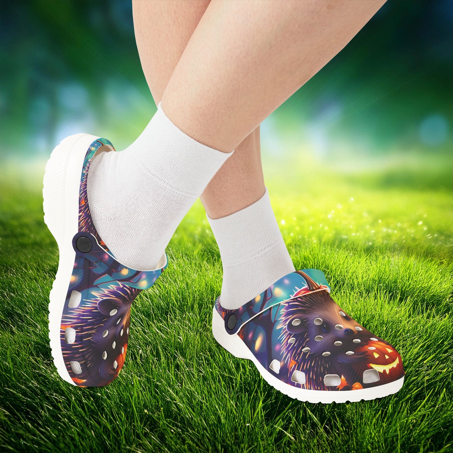 Halloween Hedgehog Foam Clogs