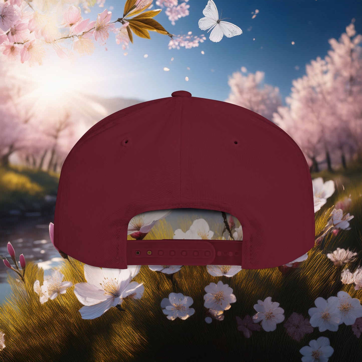 Rainbow Kiss Flat Bill Snapback