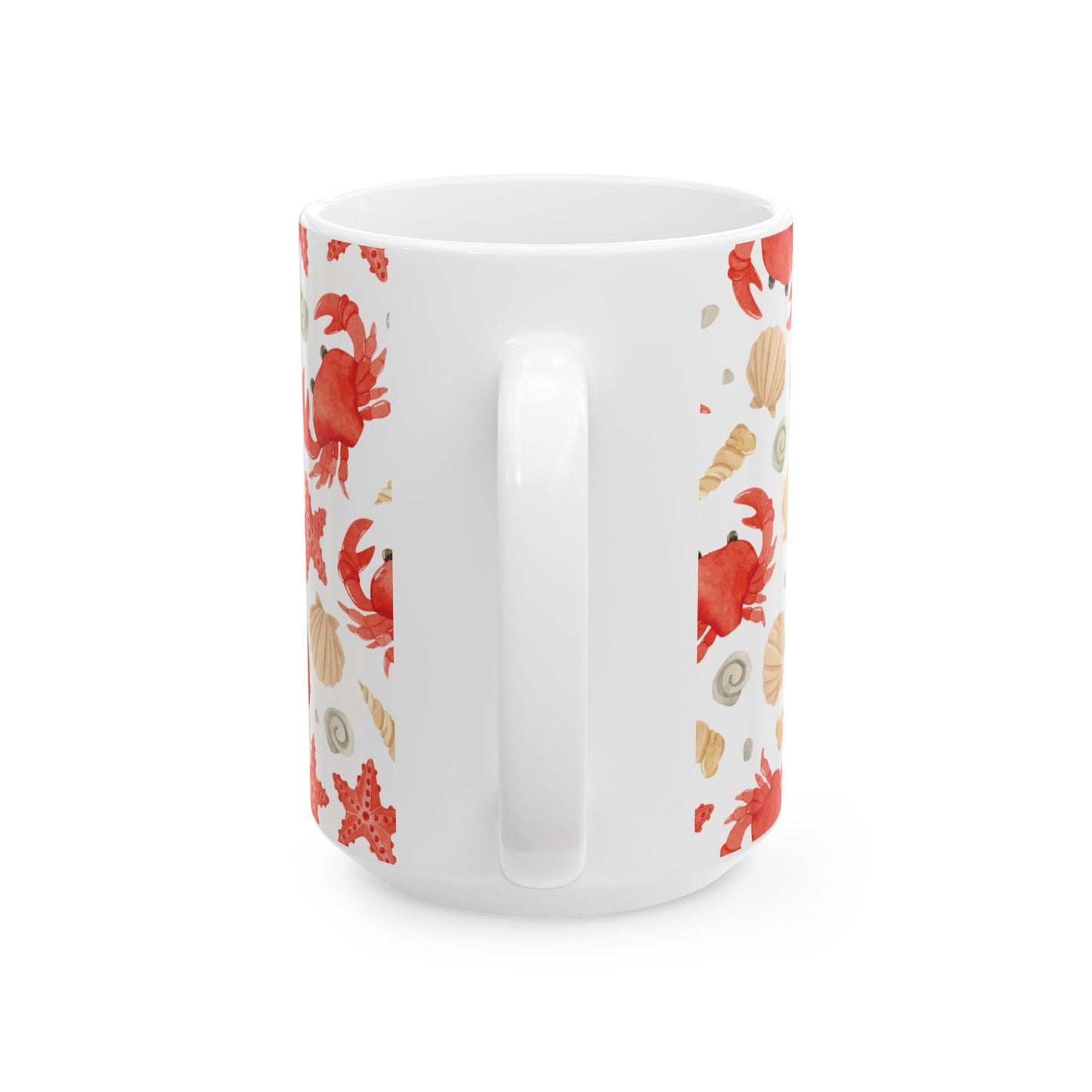 Coastal Crab Ceramic Mug (11oz/15oz)