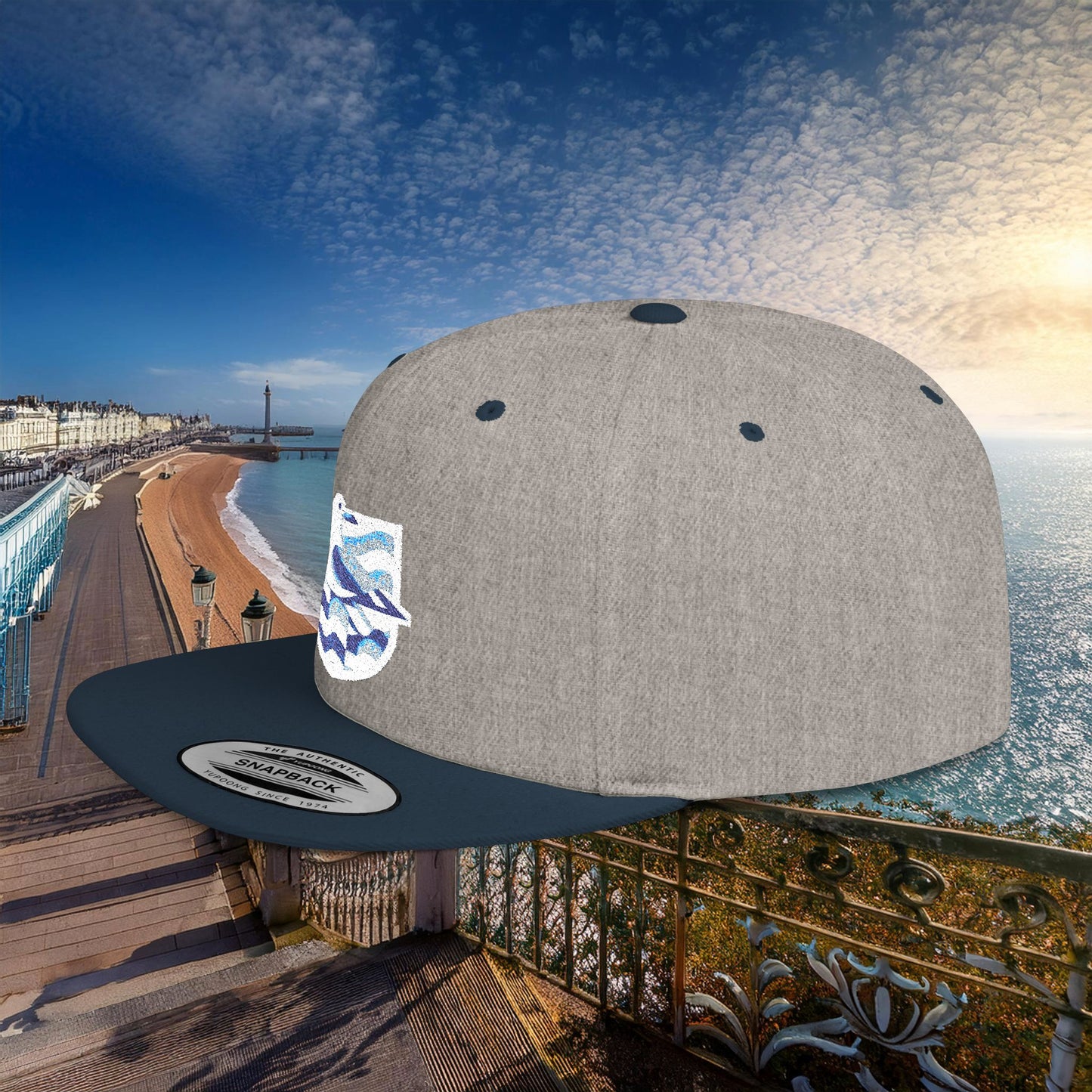 Brighton & Hove Albion Gull Crest Flat Bill Snapback