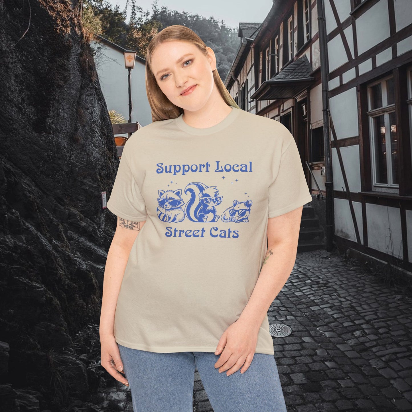 Support Local Street Cats Tee