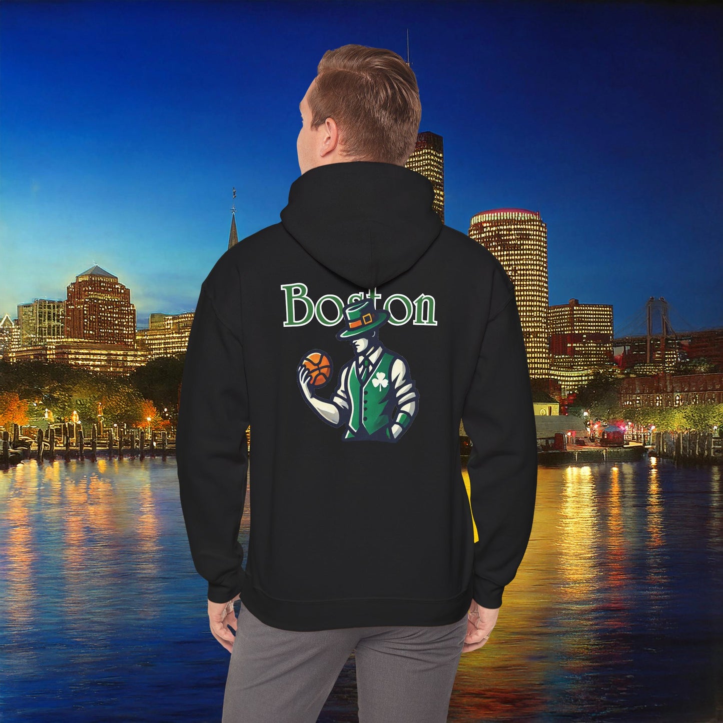 Boston Basketball Hoodie