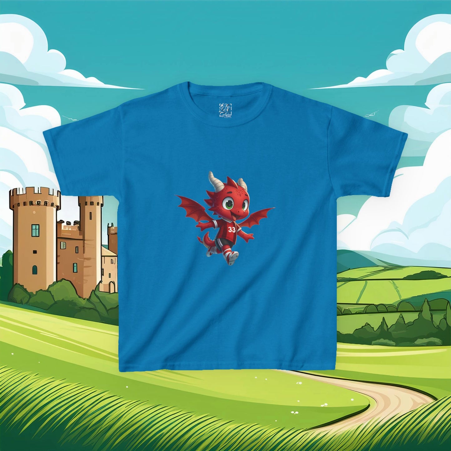Wrexham Mini Red Dragon Kids Tee