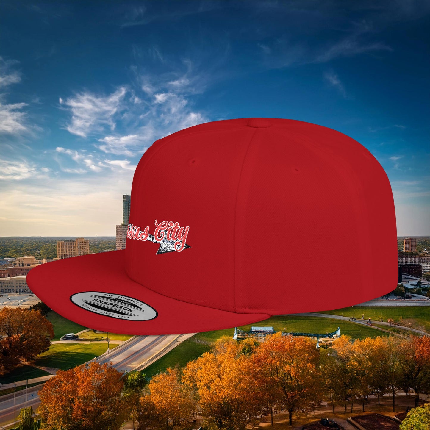 Kansas City Arrow Flat Bill Snapback