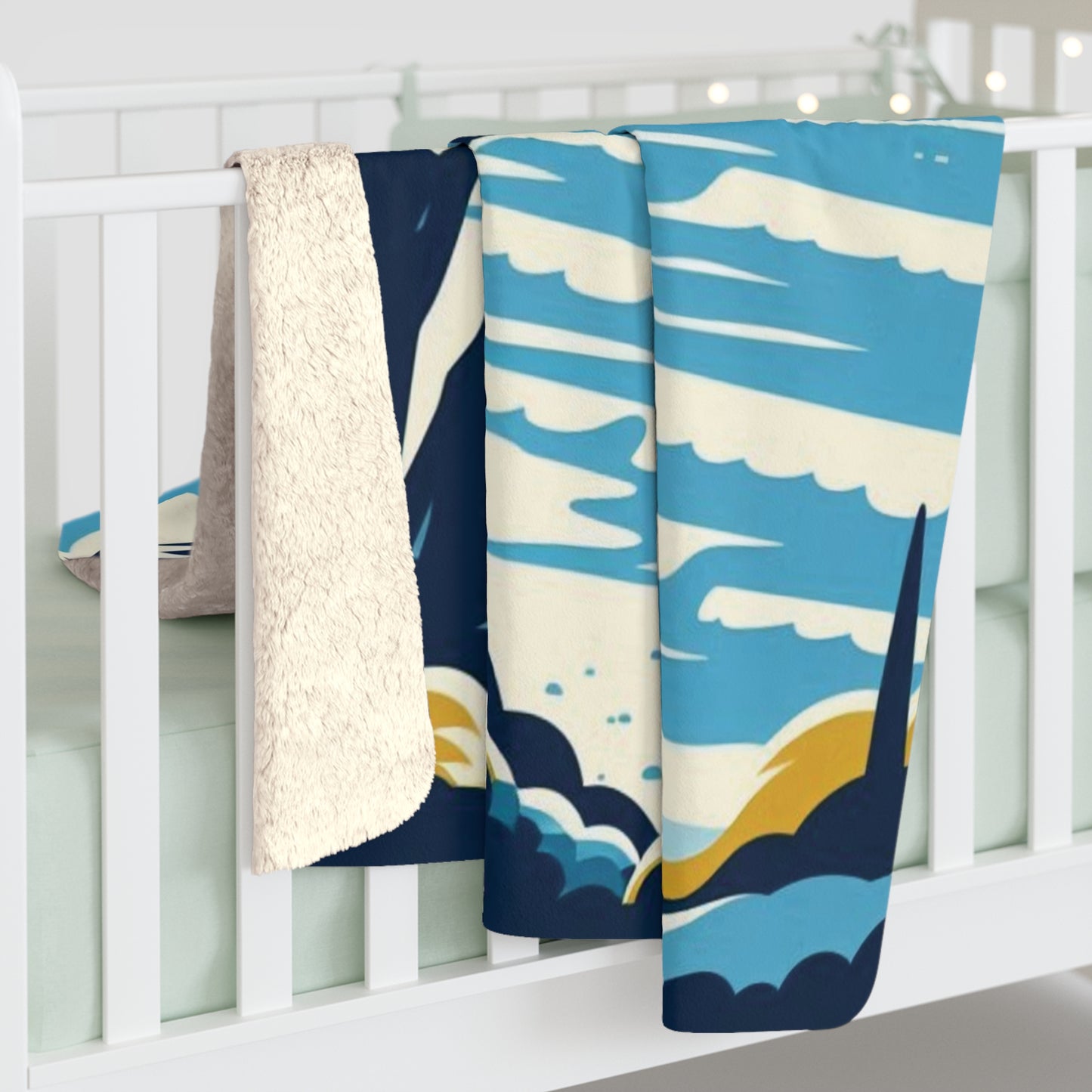 Monterey Bay Sherpa Fleece Blanket