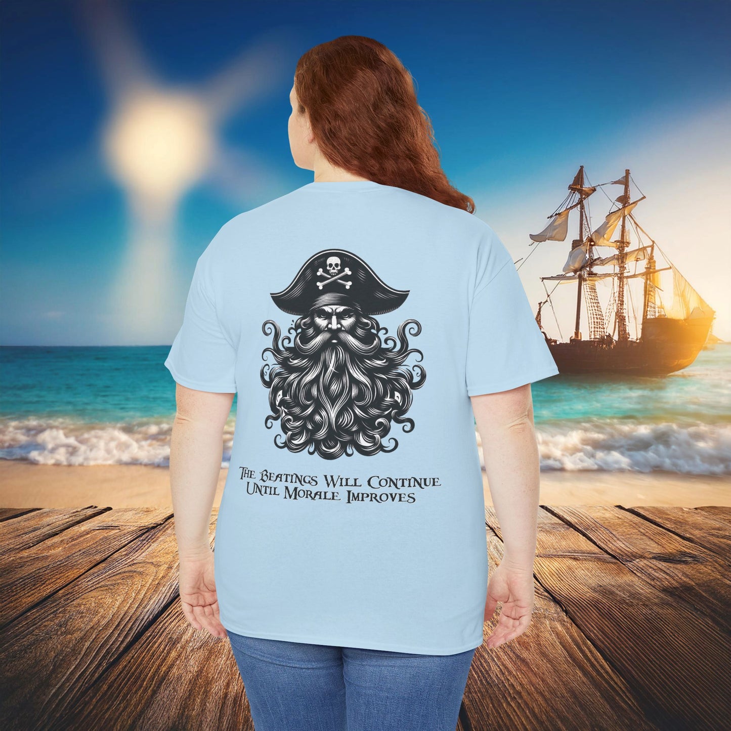 Pirate "Beatings Will Continue" Tee
