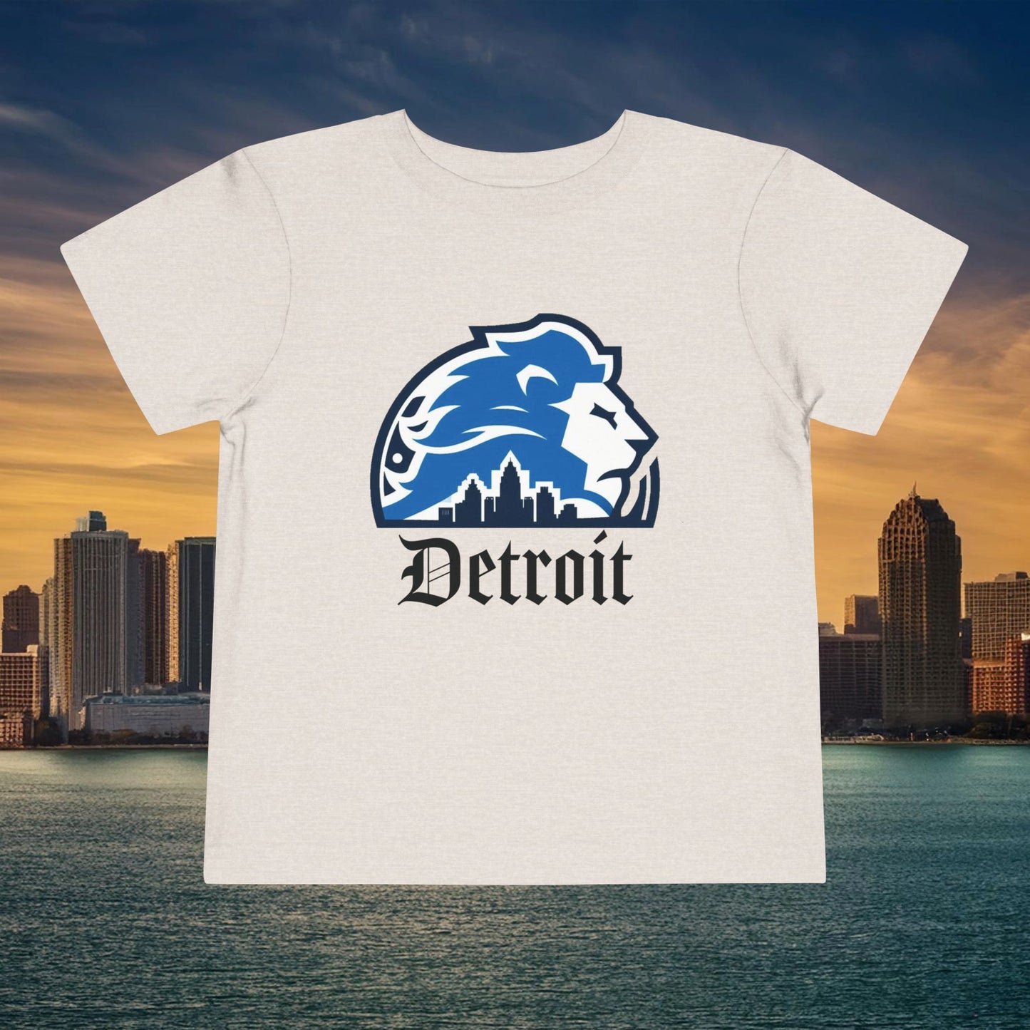 Detroit Football Skyline Toddler Tee