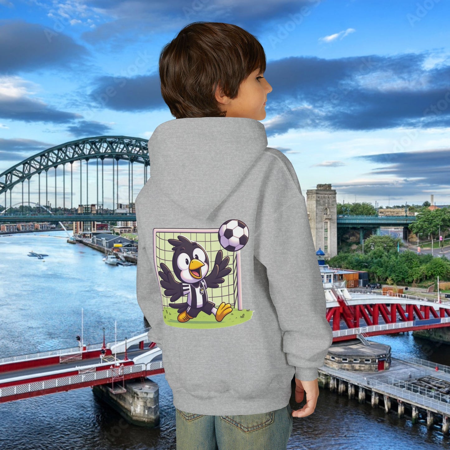 Newcastle United Mini Mag Keeper Youth Hoodie