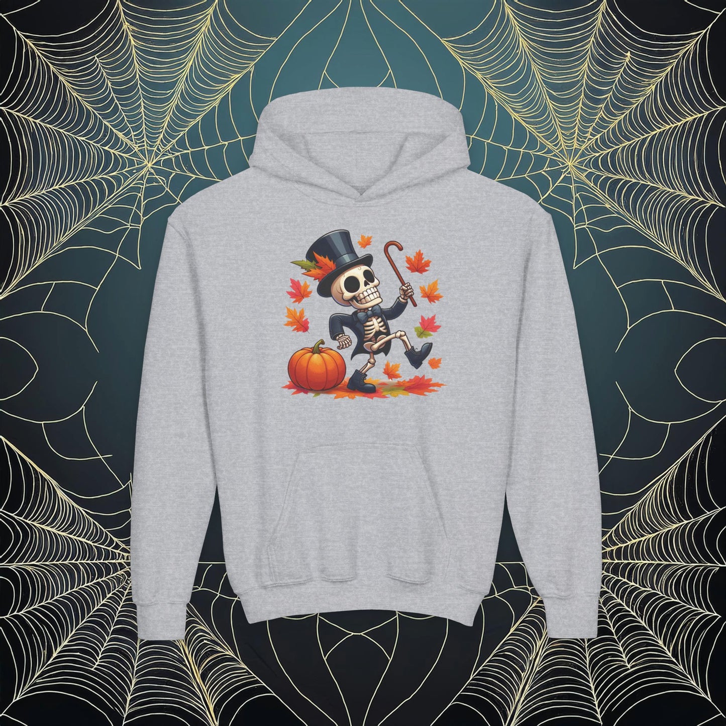 Snazzy Skeleton Youth Hoodie