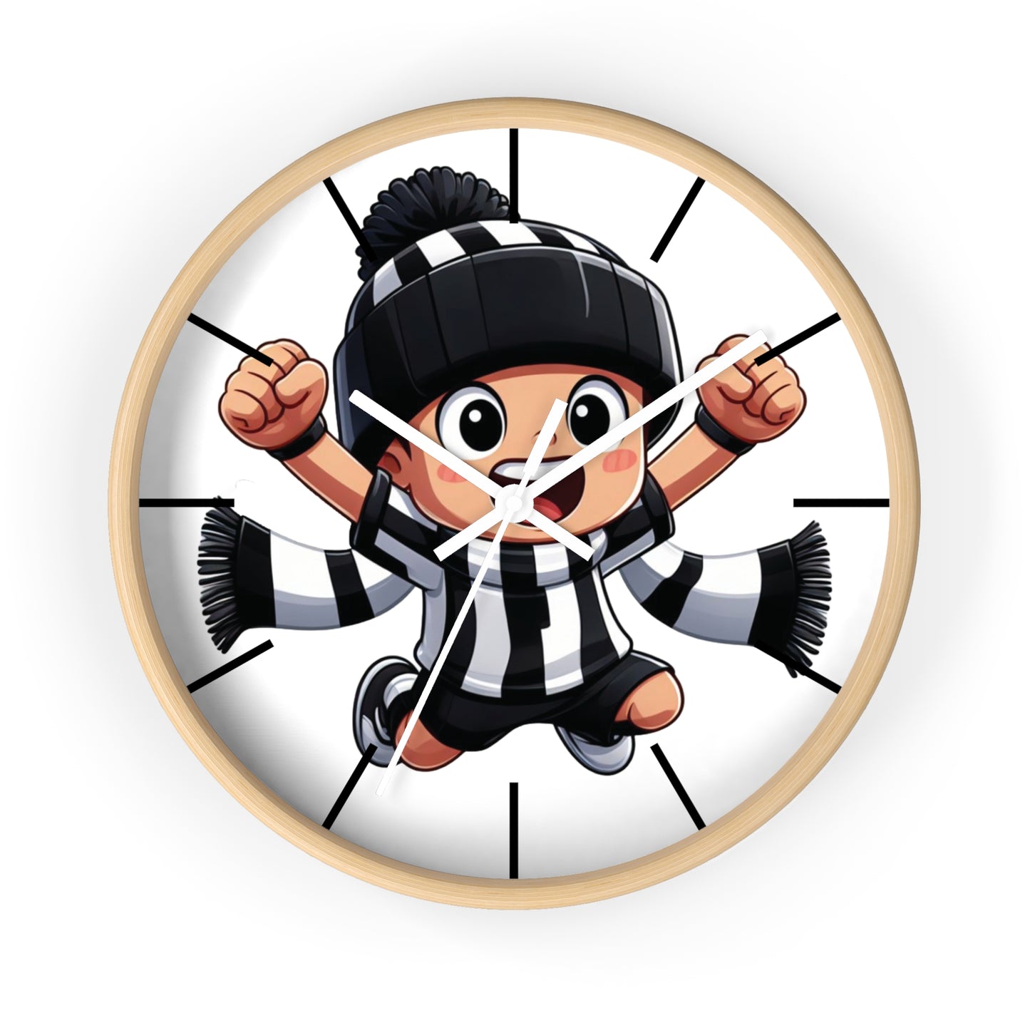 Mini Toon Supporter Wall Clock
