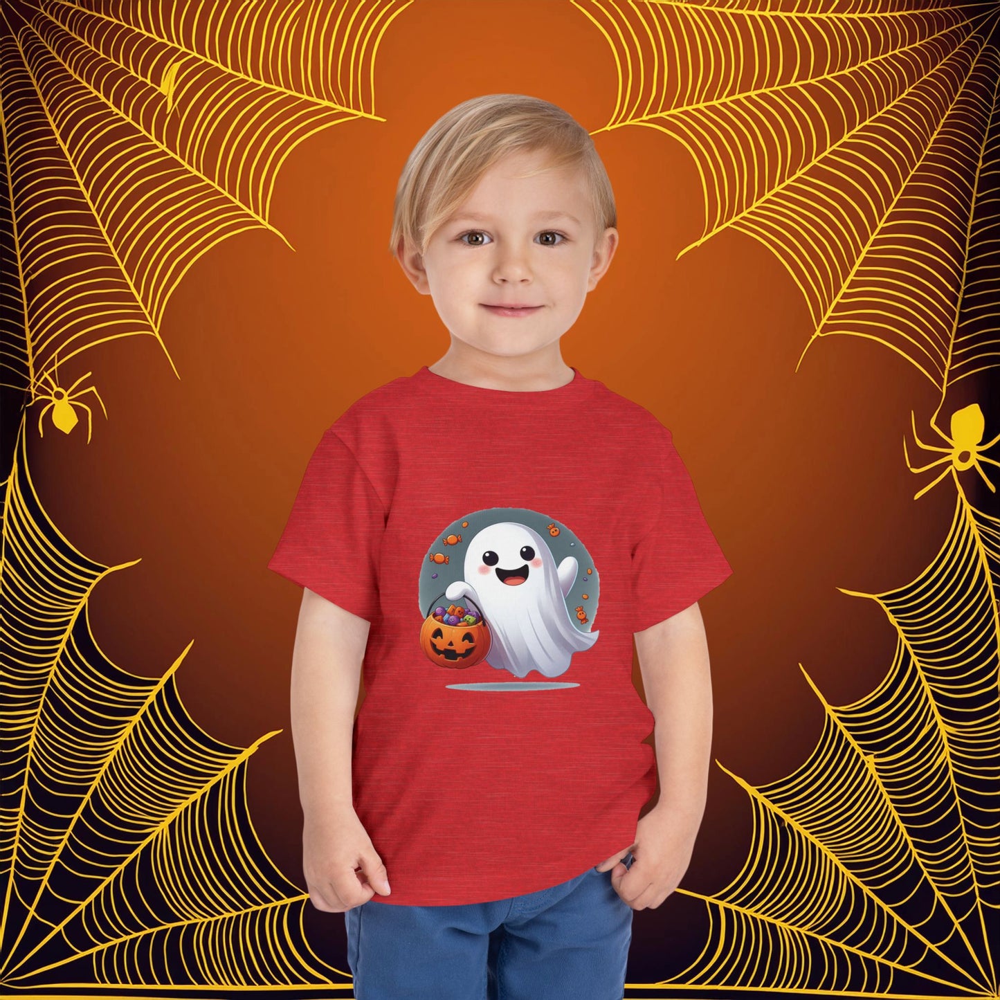 Trick or Treat Ghost Toddler Tee
