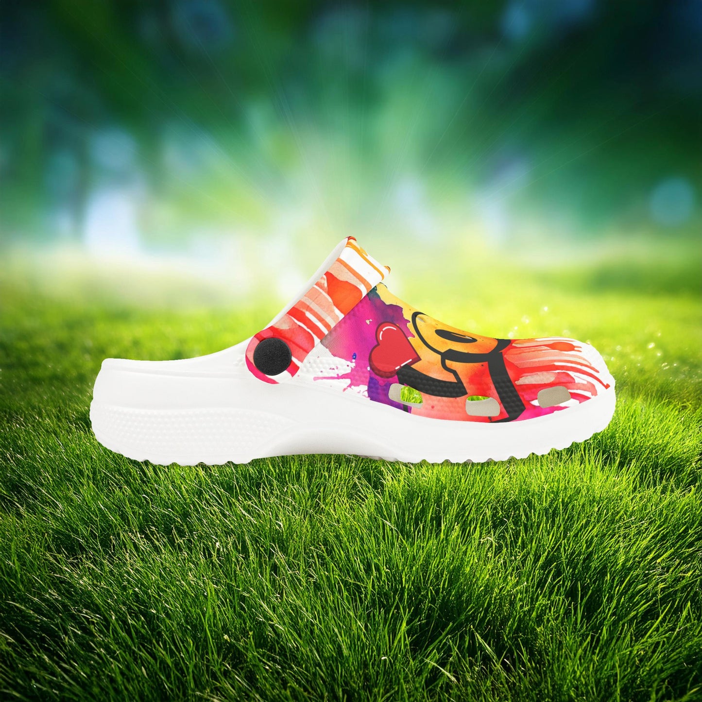 Love Color Bomb Kid's Foam Clogs