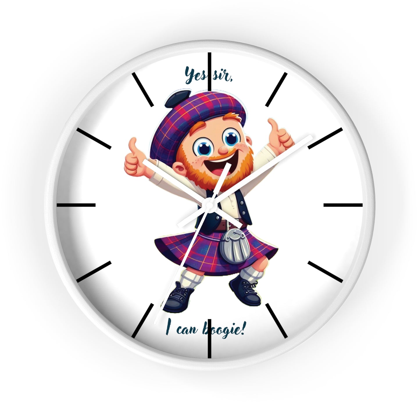 Scotland Can Boogie Wall Clock