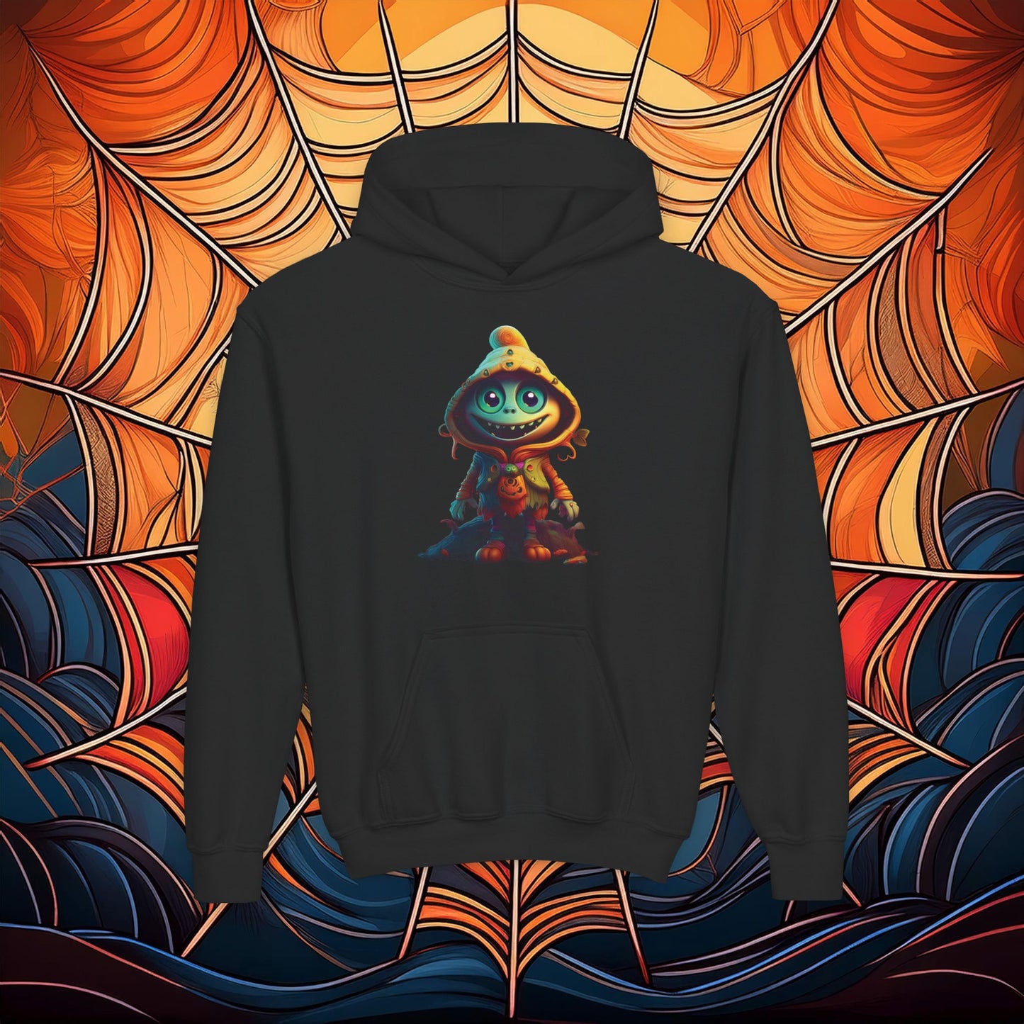 Trick or Treat Monster Youth Hoodie