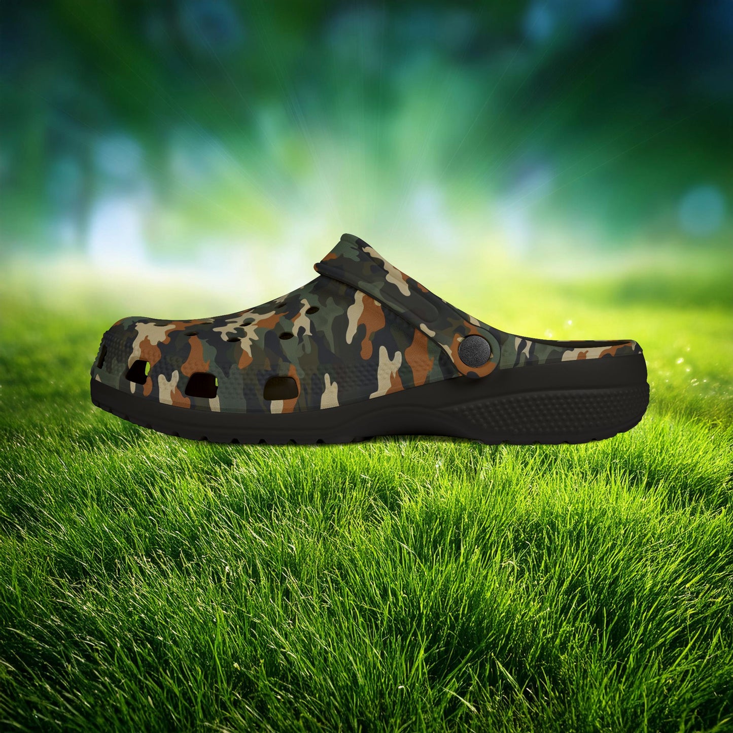 Camouflage Foam Clogs