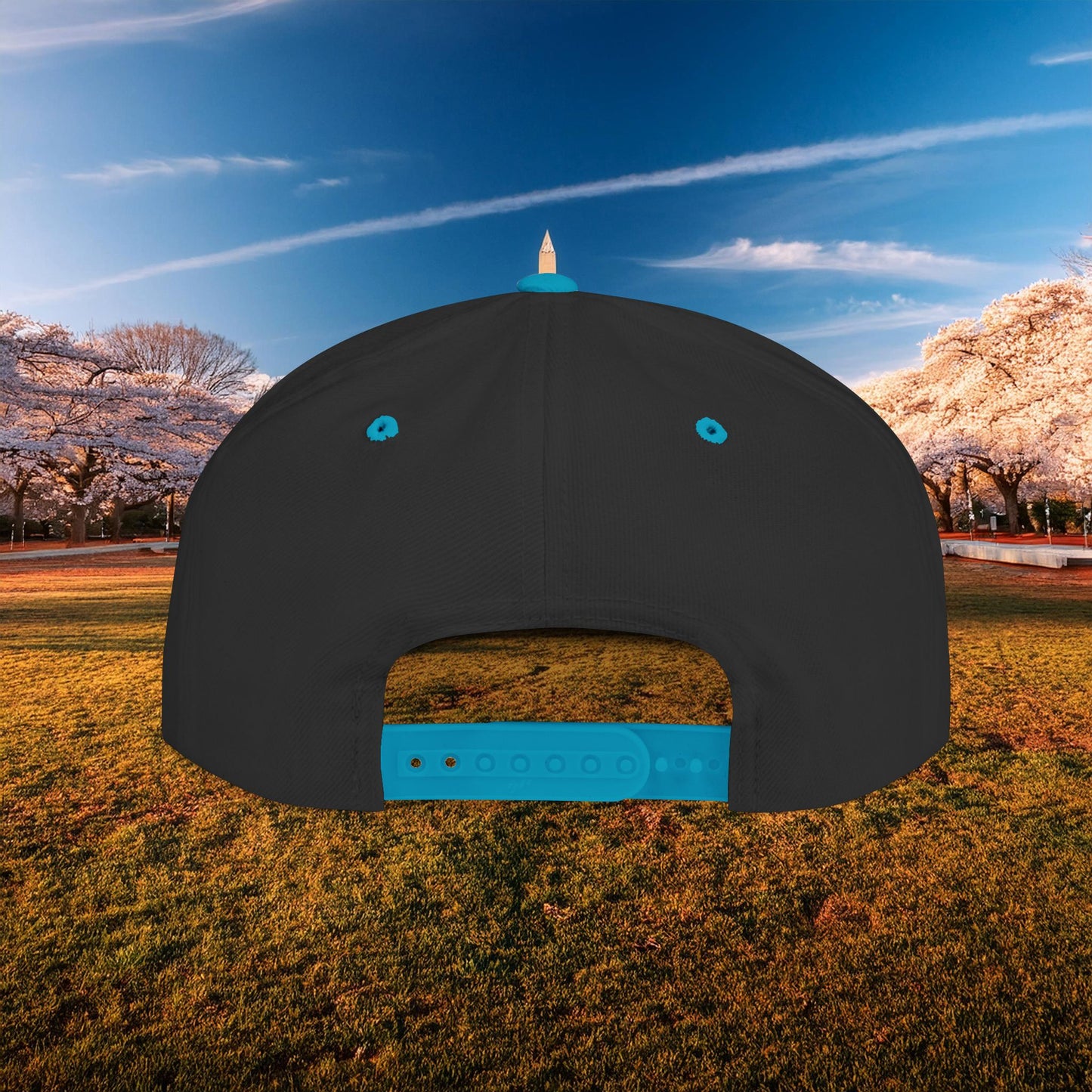 Washington Funky W Flat Bill Snapback - Red