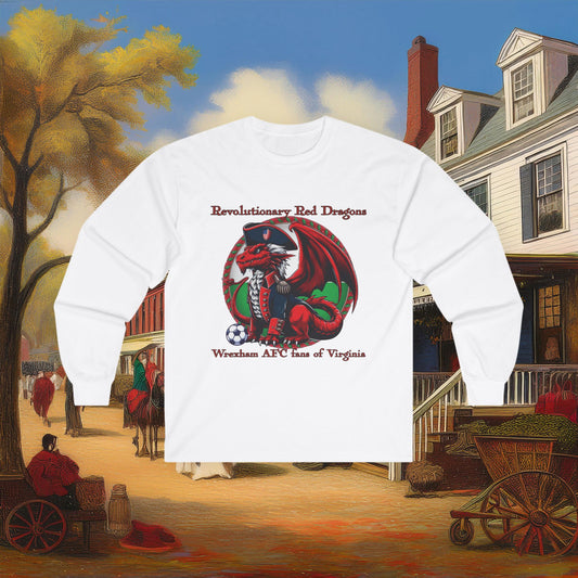 Revolutionary Red Dragons Logo Long Sleeve Tee