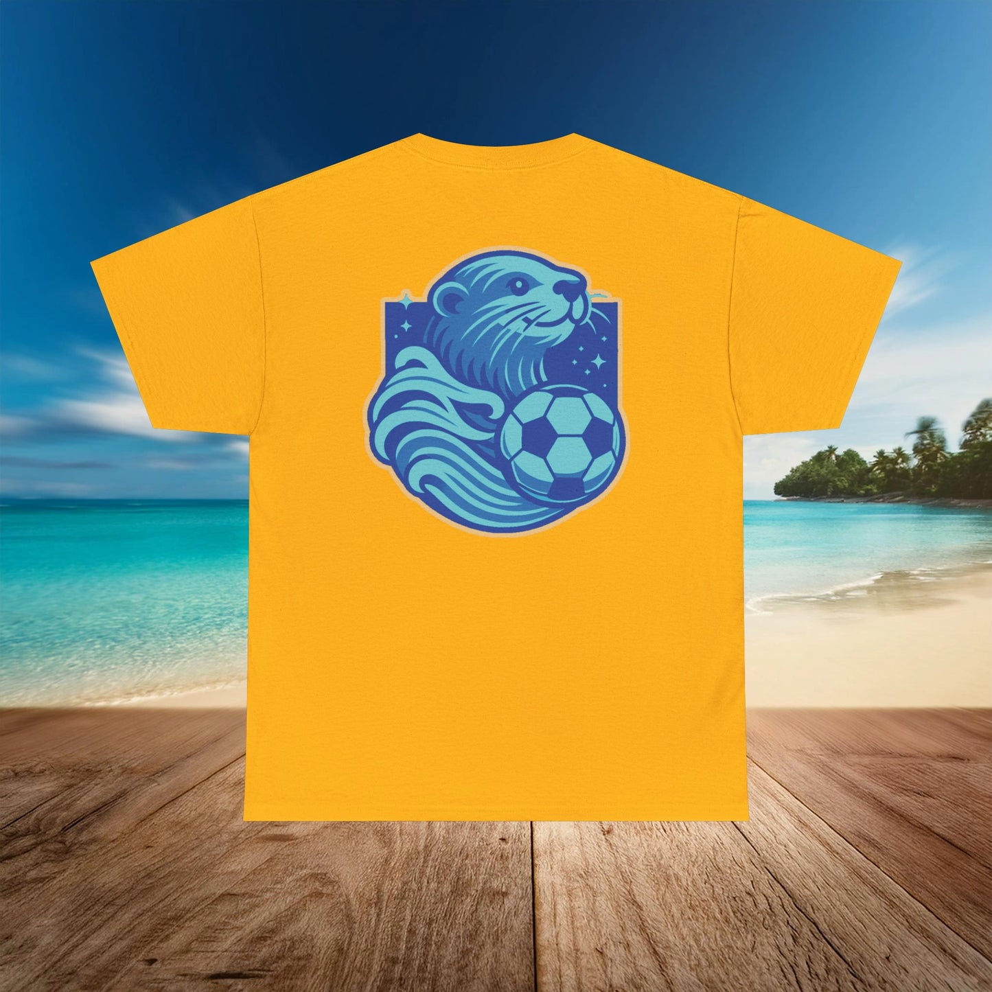Sea Otter Soccer Logo Tee