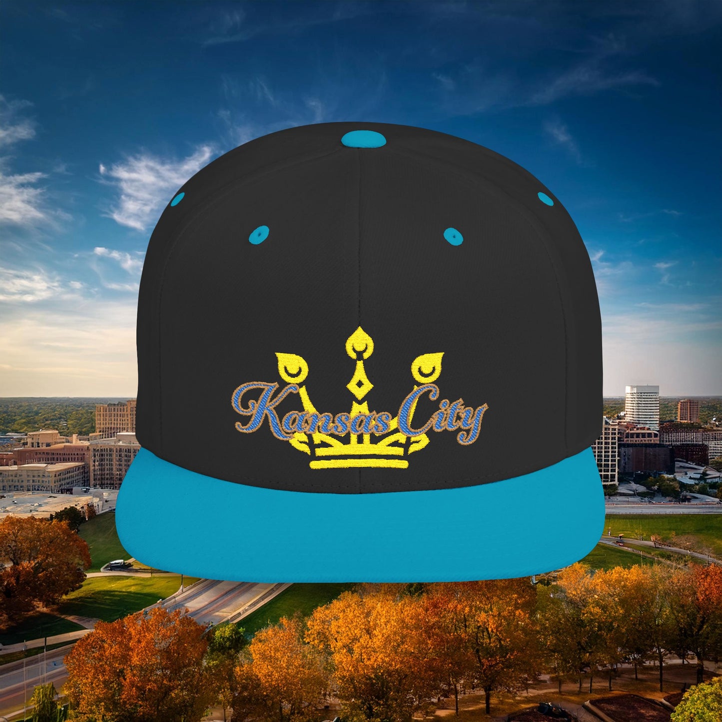 Kansas City Baseball Flat Bill Snapback