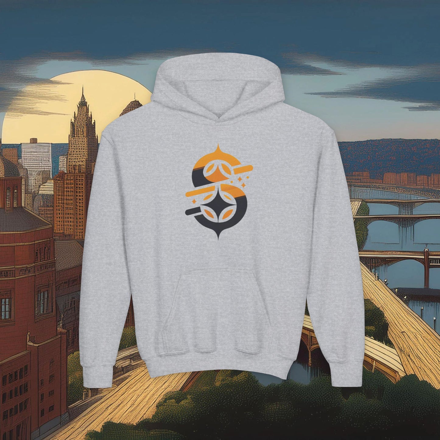 Pittsburgh Football Logo Youth Hoodie
