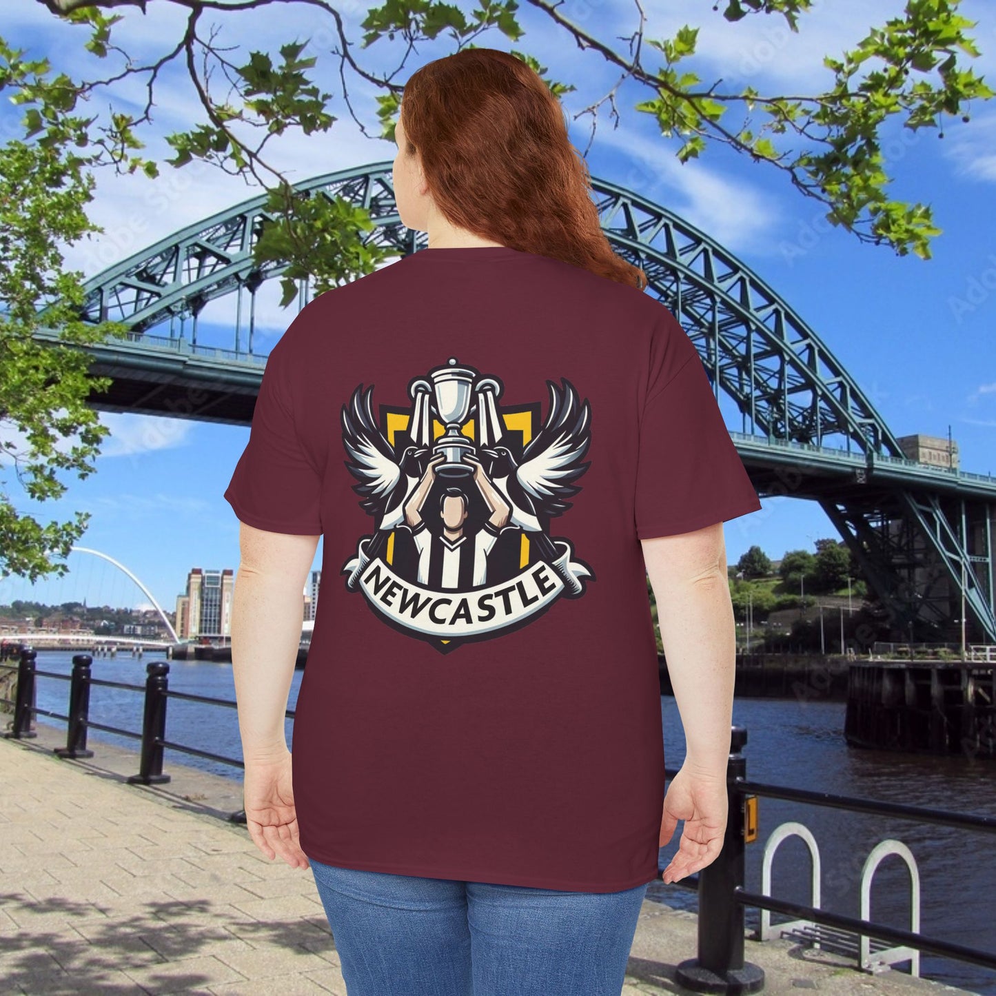 Newcastle Cup Champions Crest Tee