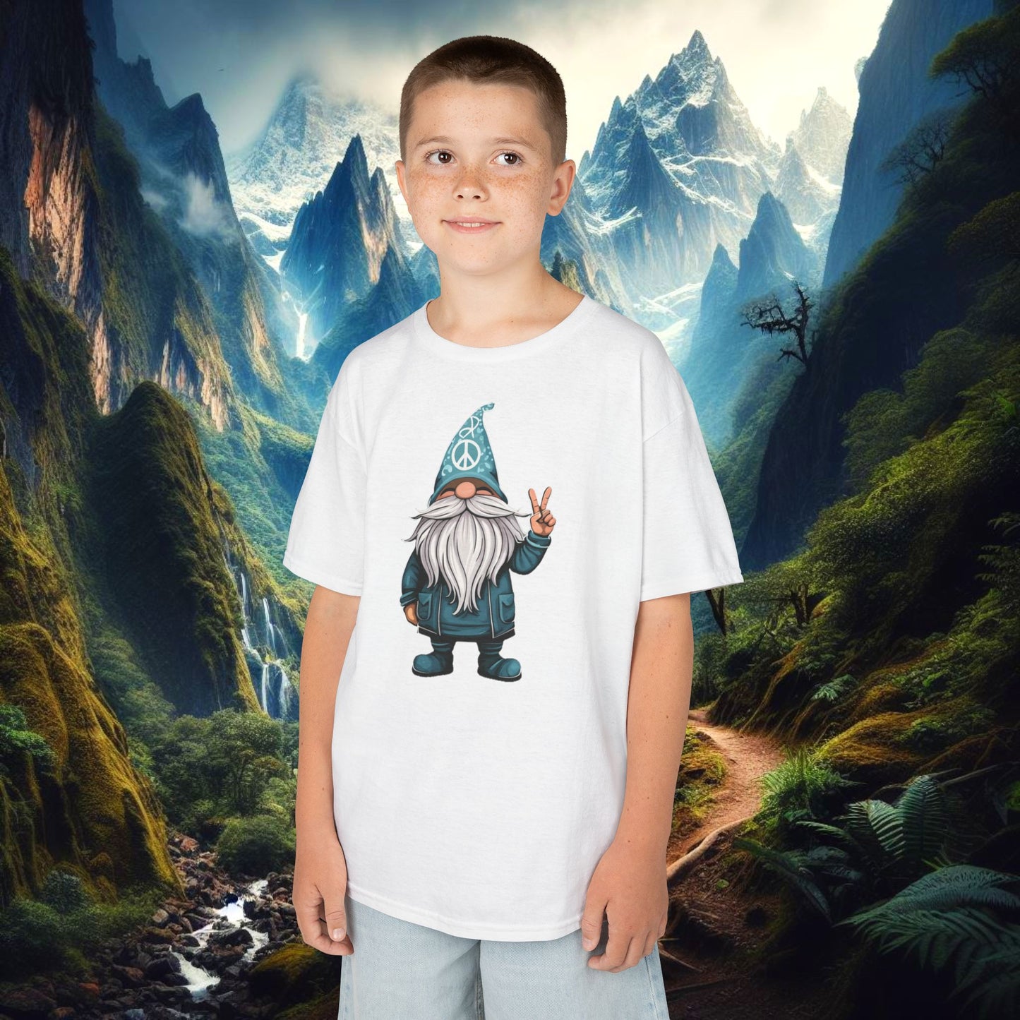 Peace Gnome Kids Tee