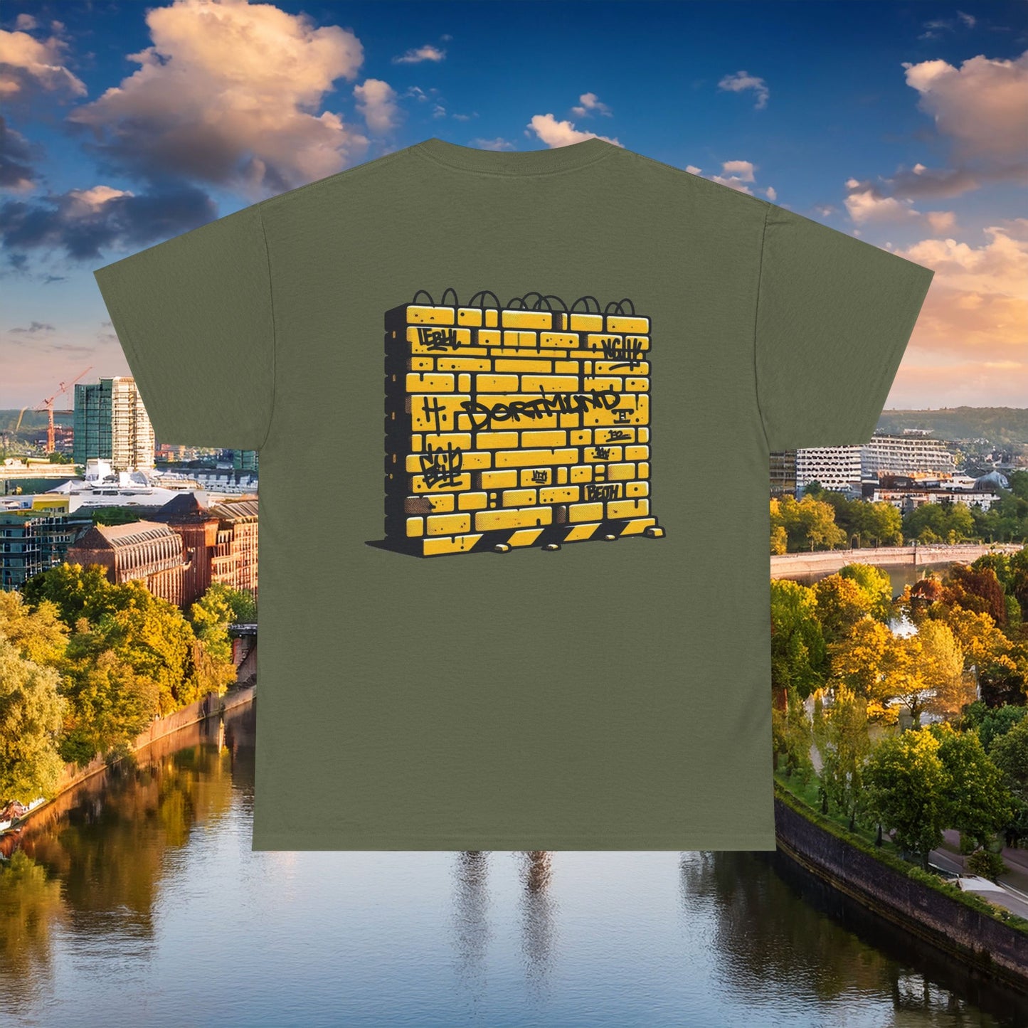 Dortmund Honeycomb Graffiti Tee