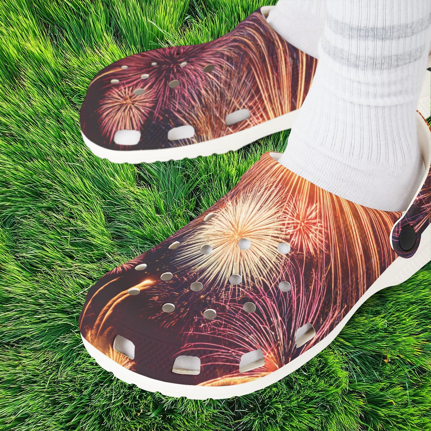 Fireworks Foam Clogs